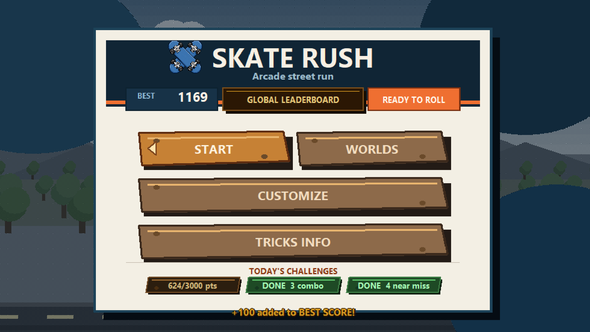 Skate Rush action screenshot
